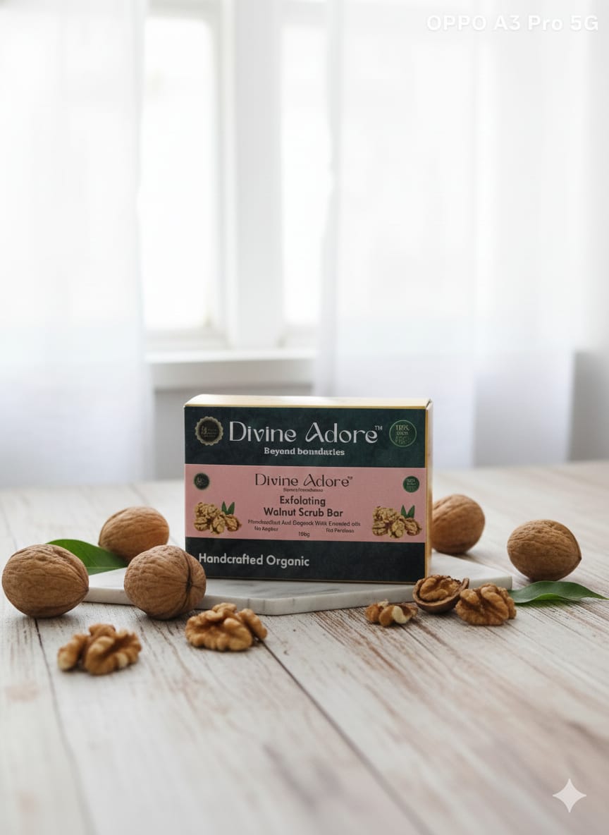 Exfoliating Walnut Scrub Bar