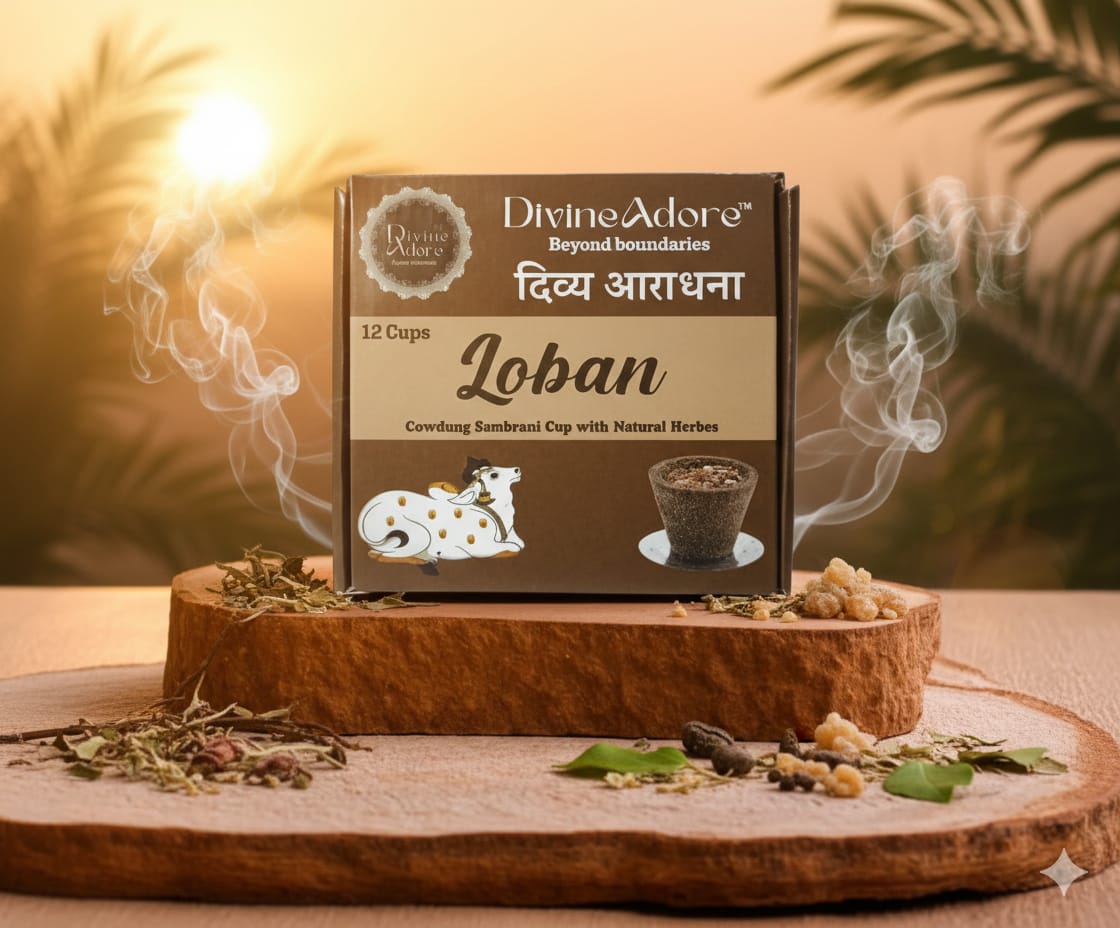 Divya Aradhana Loban - Cowdung Sambrani Cups